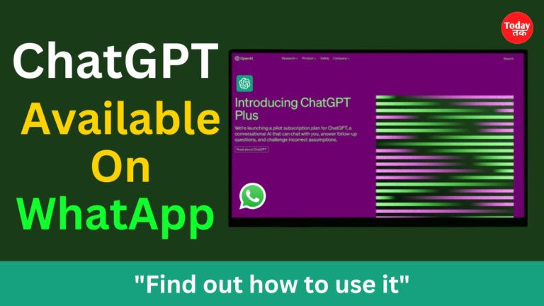 ChatGPT Available on WhatsApp